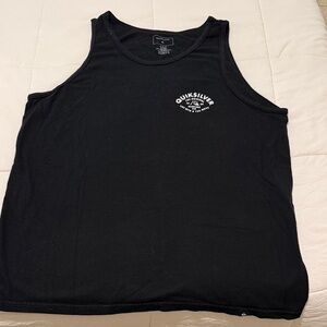 Quiksilver Black Tank Top Large